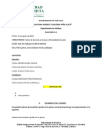 Relatoria N° 1, Centro de Atención de Género y Diversidad Sexual Consultorio Jurídico II