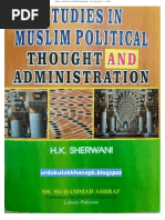 Studies in Muslim Political Thought and Administration by Haroon Khan Sherwani - (Urdukutabkhanapk - Blogspot)