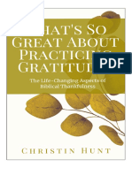 Que Tiene de Bueno Practicar La Gratitud Christin Hunt