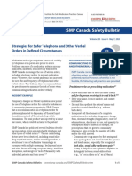 ISMP Canada Strategies For Safer Telephone and Verbal Roders