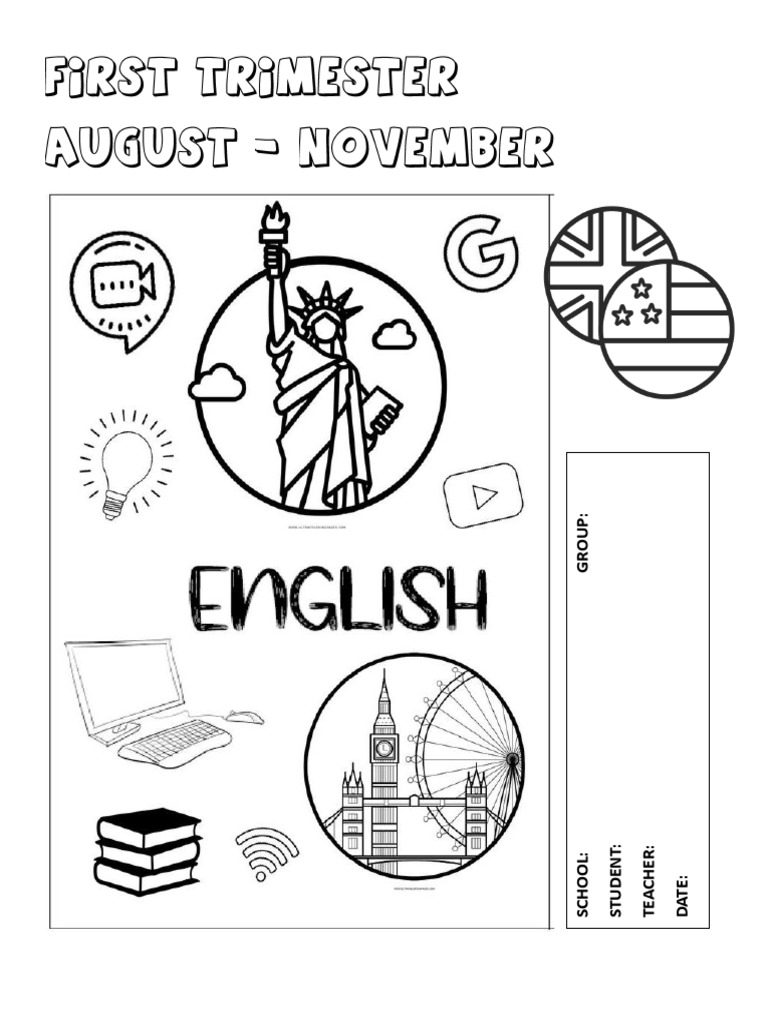 Portada Inglés First Trimester PDF