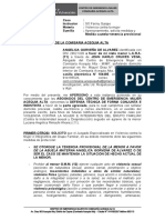 Apersona A Comisaria, Acp Desproteccion, Solicita Medida Cautelar Tenencia, Angelica Gorveña de Alvarez X Nieta Menor L.A.R.A.