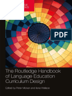 Peter Mickan - Ilona Wallace - Routledge Handbook of Language Education Curriculum Design-ROUTLEDGE (2020)