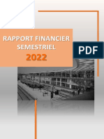 Rapport Financier Du Premier Semestre 2022