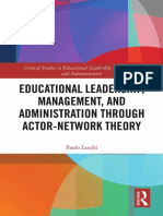 (Critical Studies in Educational Leadership, Management and Administration) ) Paolo Landri - Educational Leadership, Management, and Administration Through Actor-Network Theory-Routledge (2020)