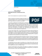 Carta de La Asociación de Empresas Sociales Del Estado de Antioquia Al Ministro de Salud, Guillermo Alfonso Jaramillo, Por Deudas Al Sistema.