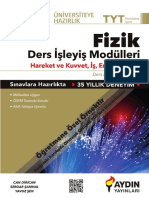 2023 Aydın TYT Fizik Ders İşleyiş Modülleri 2