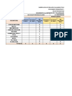 Tabla de Recuperacion Por Trimestre