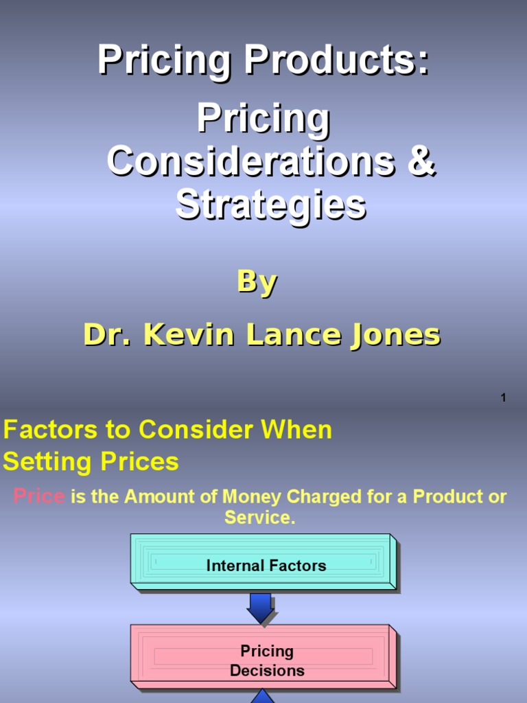 Pricing Strategies and Considerations Guide | PDF | Pricing | Demand