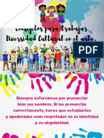 Consejitos para Trabajar Diversidad Cultural en El Aula