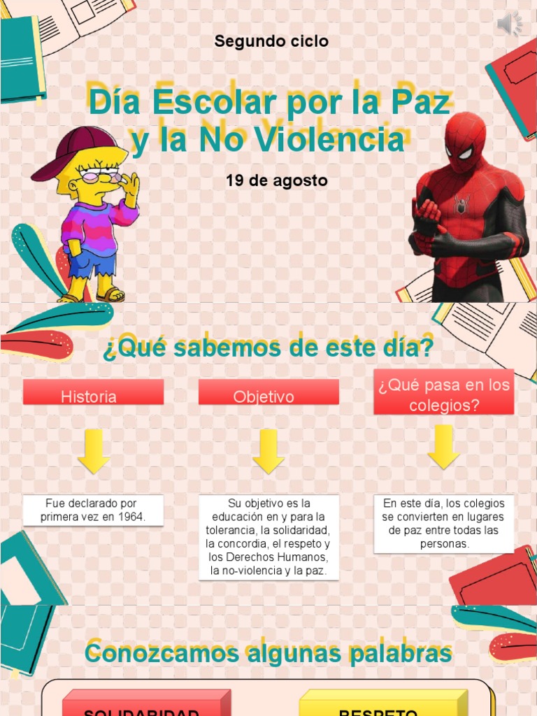 Día Escolar de la Paz y No Violencia | PDF | Principios éticos