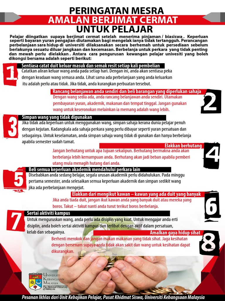 Peringatan Berjimat Cermat untuk Pelajar | PDF | Gaya Hidup