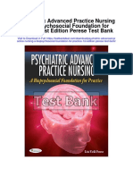 Psychiatric Advanced Practice Nursing A Biopsychosocial Foundation For Practice 1st Edition Perese Test Bank
