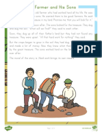 Michaela Second Grade The Farmer and His Sons Reading Comprehension Activity Ver 180823