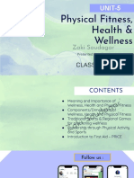 CH-5 Physical Fitness, Health & Wellness Class