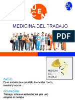 Clase 1. Medicina Del Trabajo. Psicología U Central 2023