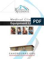 Medical Clinic Equipment List - El Ayudante