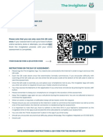 MCQ QR Code and Instructions - Distribution To Students - PVL3703