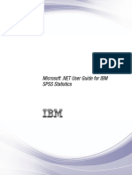 Microsoft NET User Guide For IBM SPSS Statistics