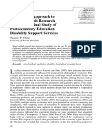 Christ 2007 A Recursive Approach To Mixed Methods Research in A Longitudinal Study of Postsecondary Education