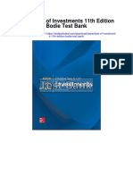 Essentials of Investments 11th Edition Bodie Test Bank