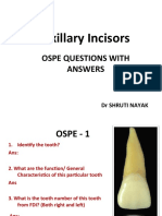 OSPE - Maxillary Incisors