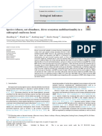 LI - 2021 - Species Richness, Not Abundance, Drives Ecosystem Multifunctionality in A Subtropical Coniferous Forest