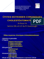 Otite Moyenne Chronique Cholestéatomateuse