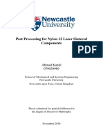 Post Processing For Nylon 12 Laser Sintered