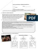 Guía de Aprendizaje - Género Dramático