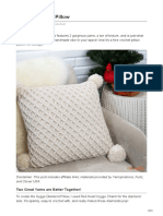 Hygge Diamond Pillow Pattern by Moogly Blog