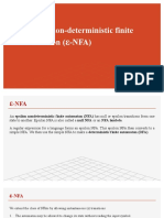 Epsilon Non-Deterministic Finite Automaton (Ε-NFA)