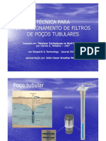 Técnica para Dimensionamento de Filtros de Poços Tubulares