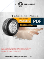 Tabela Pneus