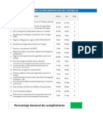 Cronograma de Implemnetacion de SST