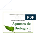 Apuntes impresos de Biología I 2017