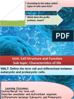 LS-2 Eukaryotic and Prokaryotic Cells PowerPoint