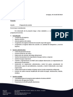 Propuesta de Servicio EMPRESA DE VIGILANCIA