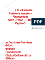 Analisis Estructura Patrimonial Inversión - Financiamiento 2022