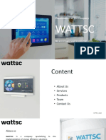 Présentation Company Profile WATTSC GTC