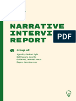 Written Narrative Report