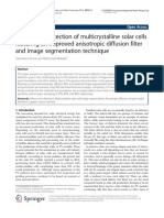 Micro-Crack Detection of Multicrystalline Solar Ce