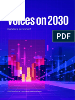 Voices On 2030: Digitalizing Government