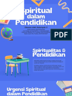 (D) Kelompok 3 Spiritual Dalam Dimensi Pendidikan