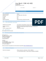 ITEM 3 MSDS - Eni I-Sigma Multi 15W-40 4EC