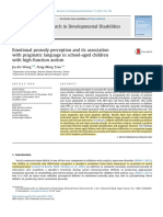 Emotional Prosody Perception and Its Association With Pragmatic Language in School-Aged Children With High Function Autism