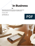 Xperia in Business-Email and Apps-October 2016