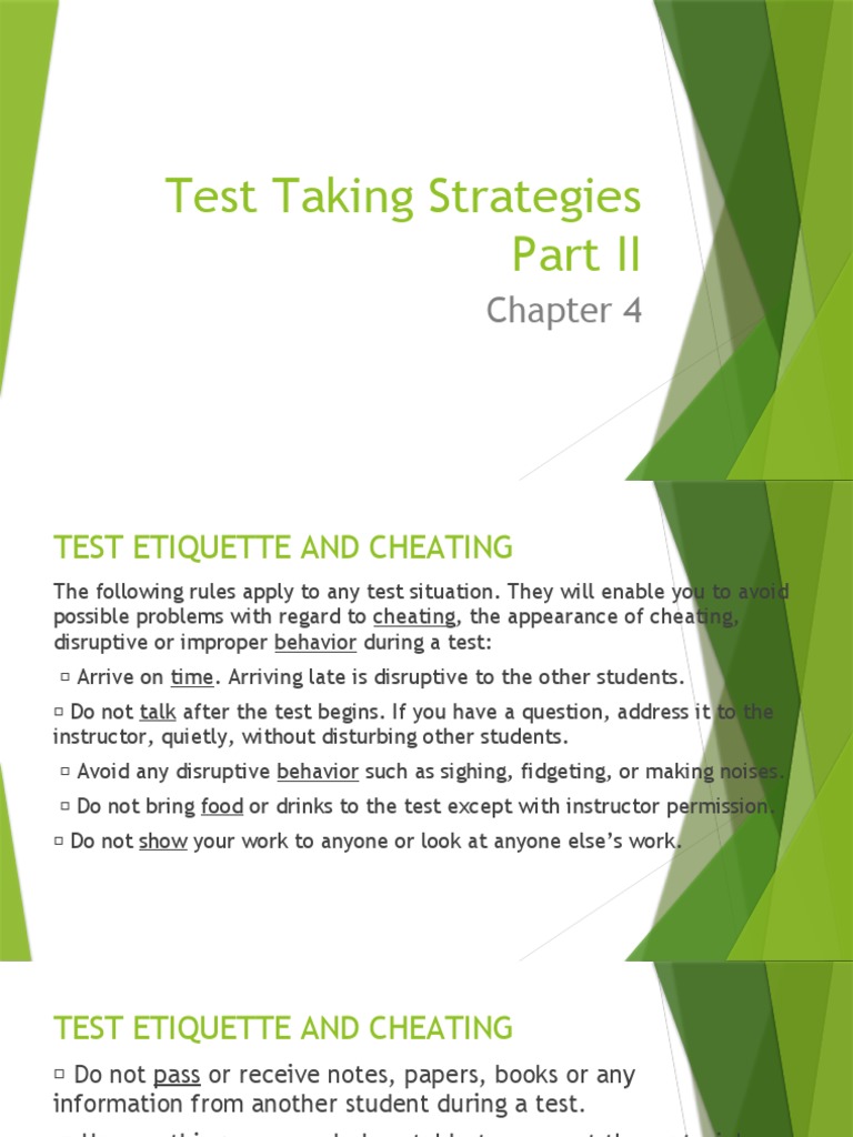 Fmu 101 chap 4 test taking strategies part ii pdf psychology