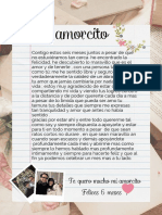 Documento A4 de Carta de Amor para Alguien Especial Color Rosa y Blanco Estilo Vintage