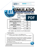 Simulado Eja 6º Periodo